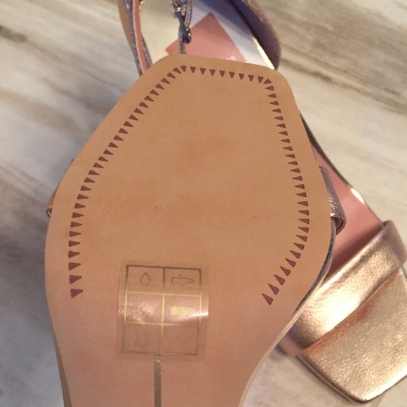 Dolce Vita Halo Rose Gold Stiletto Sandals - Picture 2 of 5